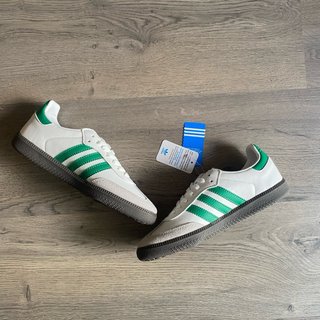 Adidas Samba OG Blancas y Verdes Talla 39