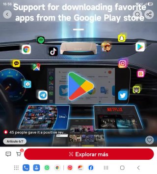 Carlinkit 8GB RAM 128GB Almacenamiento