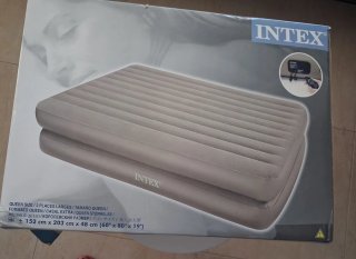 Colchón hinchable Intex doble 152x203x48cm