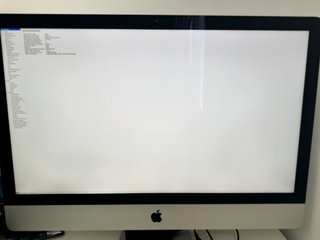 iMac 27” Finales 2011 IntelCore i5