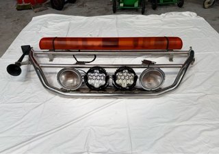 Barra Inox con Bocina y Luces LED