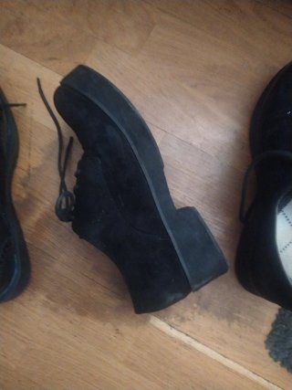 2 Pares Zapatos Negros