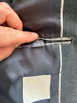 Americana Traje Dan John Gris Talla L -54