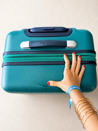 Maleta Pepe Jeans rígida 4 ruedas TSA