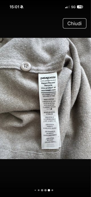 Camicia Flanella Patagonia Donna Marrone