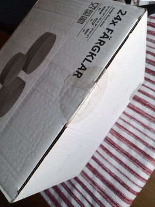Vajilla Ikea Fargklar 24 piezas gris