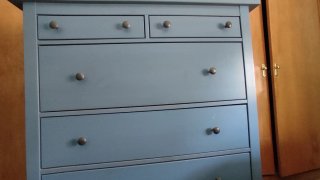 Cómoda Ikea Hemnes Azul