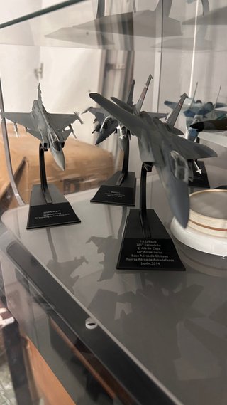 Lote 20 maquetas aviones militares