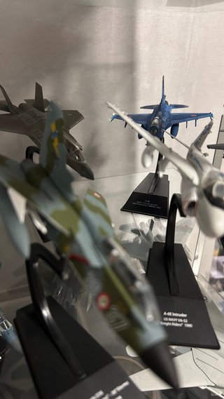 Lote 20 maquetas aviones militares