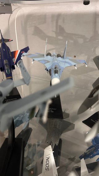 Lote 20 maquetas aviones militares