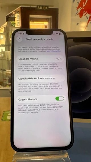 iPhone 12 Negro 128GB Batería 100% Reacondicionad