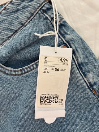 Shorts H&M tiro alto talla 36