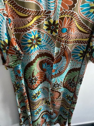Vestido estampado floral mujer talla M/L