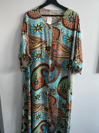 Vestido estampado floral mujer talla M/L