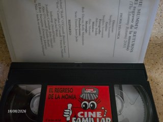 VHS La Momia y La Momia Returns