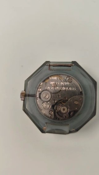 Reloj Zinko Octogonal Dorado y Gris