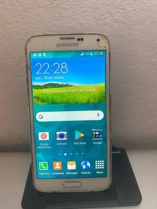 Samsung Galaxy S5 Blanco/Plateado