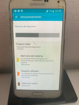 Samsung Galaxy S5 Blanco/Plateado