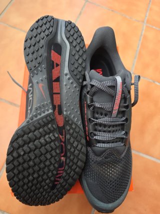 Zapatillas Nike Pegasus Premium Negras Rojas