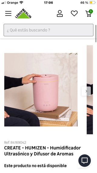 Humidificador CREATE verde azulado