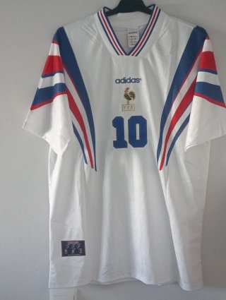 Camiseta futbol Francia Zidane 10 Talla XL