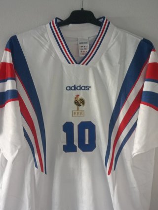 Camiseta futbol Francia Zidane 10 Talla XL