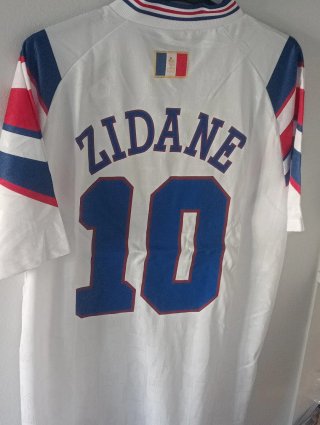 Camiseta futbol Francia Zidane 10 Talla XL