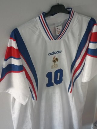 Camiseta futbol Francia Zidane 10 Talla XL