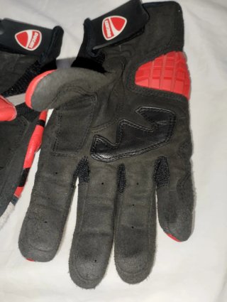 Guantes Moto Verano Piel Carbono Talla M