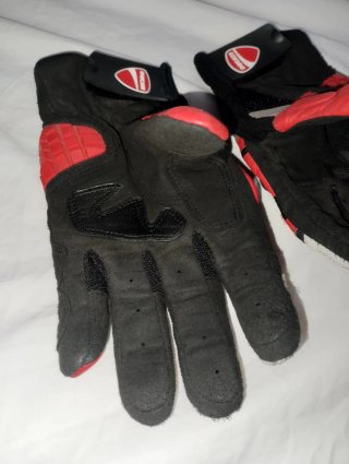 Guantes Moto Verano Piel Carbono Talla M
