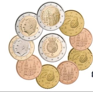 España 2018 serie completa € 10 monedas