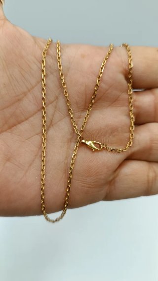 Cadena de oro 18kt.