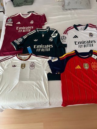 Lote Camisetas R madrid Tallas XXL opcion sueltas