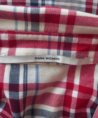 Camisa Zara cuadros mujer