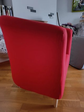 Butaca gris Ikea