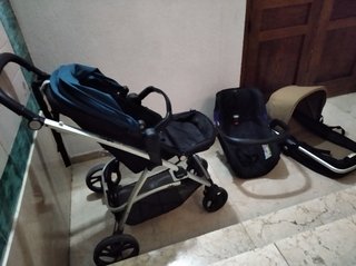 Carrito bebé Be Cool Slide trío completo