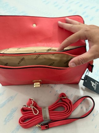 Bolso fiesta Alessio dorado y rosa
