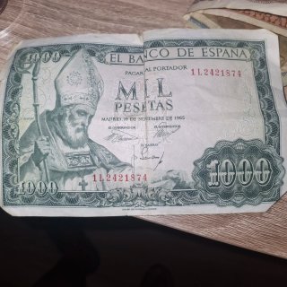 Billete 1000 Pesetas Banco de España 1965