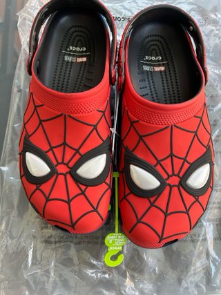 Crocs Spiderman Marvel studios brand new day