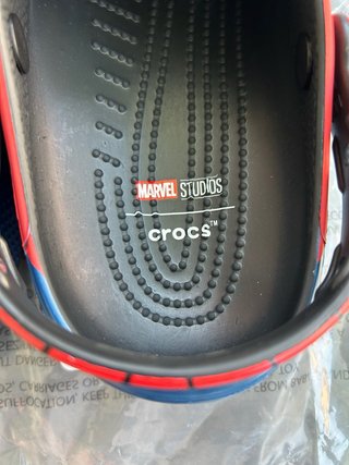 Crocs Spiderman Marvel studios brand new day