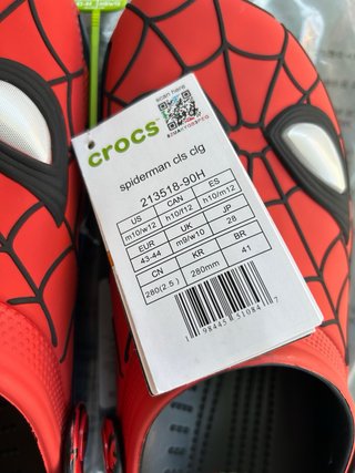 Crocs Spiderman Marvel studios brand new day