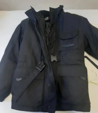 Chaqueta Moto Mujer Negra