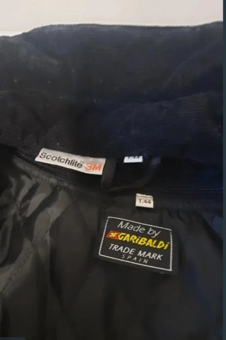 Chaqueta Moto Mujer Negra