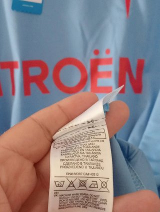 Camiseta clasica Celta de Vigo. Talla XL