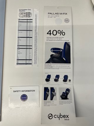 cybex pallas m-fix grupo 1/2/3 de 9 meses a 12 año