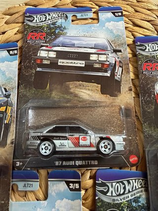 Lote 5 Coches Hot Wheels Rally Racing