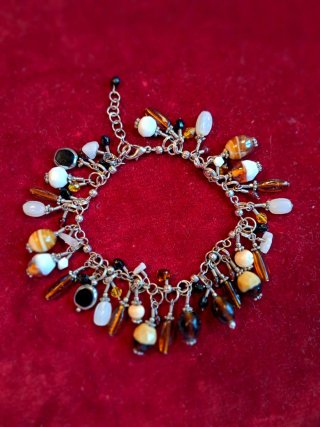 Pulsera de abalorios multicolor