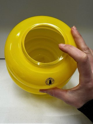 Vaso vetro giallo IKEA KALLARHALS