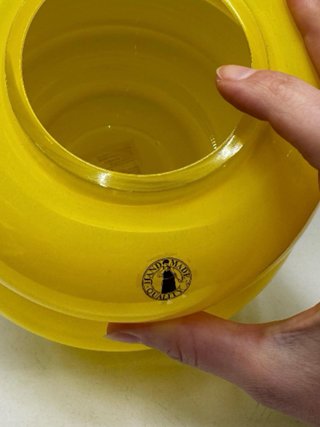 Vaso vetro giallo IKEA KALLARHALS