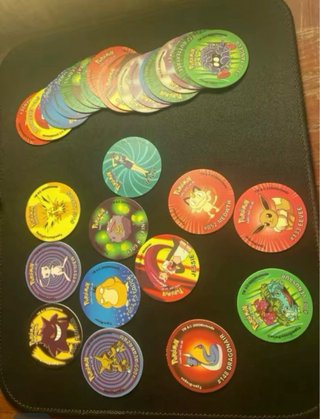 Lote de Tazos Pokémon Serie Retro Oferta Años 90